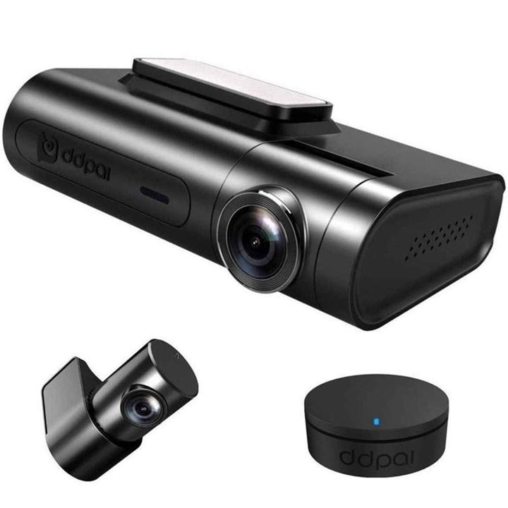 دوربین خودروی شیائومی Xiaomi DDPAI X2S Pro به همراه دوربین عقب